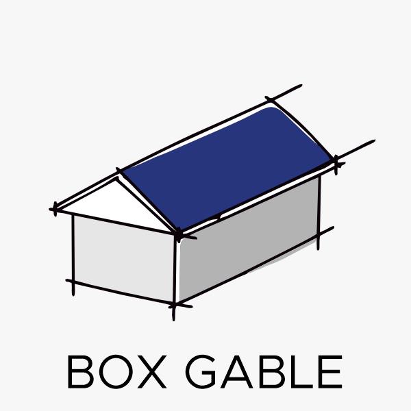 Box Gable Roof Style