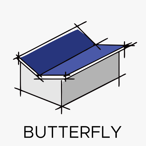 Butterfly Roof Style