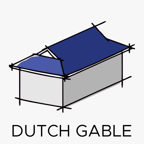 Dutch Gable Roof Style