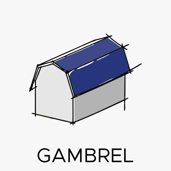 Gambrel Roof Style