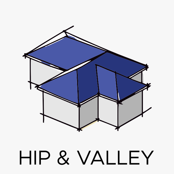 Hip Valley Roof Style